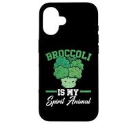 Broccoli è il mio spirito Animale Vegano Vegetariano Vegetariano Custodia per iPhone 16