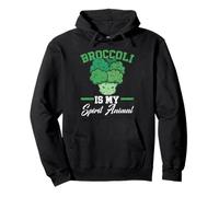 Broccoli è Il Mio Spirito Animale Vegano Vegetariano Vegetariano Felpa con Cappuccio