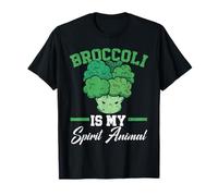 Broccoli è Il Mio Spirito Animale Vegano Vegetariano Vegetariano Maglietta