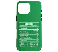 Broccoli Nutrizione Fatti alimentari Divertente amante delle verdure Custodia per iPhone 16 Pro Max