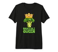 Broccoli Queen - Funny Vegetarian Broccoli Lover Maglietta Premium