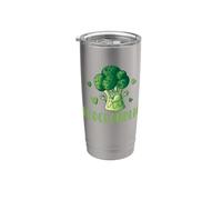 Broccoli Verdure Verdi Broccoli Vegetariano Bicchiere termico in acciaio inox doppia parete