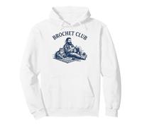 Brochet Club Gatto Divertente Felpa con Cappuccio