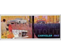 Brochure Di Vendita Originale Chrysler 1963 MINT 300 New Yorker Newport Catalogo