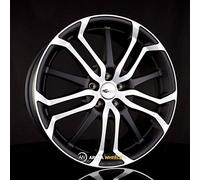 Brock B26 8,5 x 19 et 42 Bolt Circle 5 x 112 66,6 580070375 centratura Hub, Black-Matt front-polished