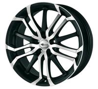 Brock B26 8 x 18 et 42 Bolt Circle 5 x 112 66,6 580070364 centratura Hub, Black-Matt front-polished