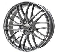 Brock B30 8 x 19 et 45 girobulloni 5 x 114 Hub centraggio 72,6 580070818, himalaya-grey front-polished