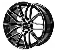Brock B34 8 x 18 et 30 girobulloni 5 x 112 66,6 580071178 centratura Hub, Nero front-polished