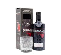 Brockmans - Intensely Smooth Gin 70cl 40% ABV Negroni Glass Pack