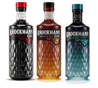 Brockmans Premium Gin Kit 3 Bottiglie Degustazione - Intensely Smooth - Agave Cut - Orange Kiss -