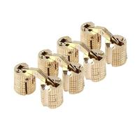 Broco Cerniere Nascoste, 4pcs / pack Rame Ottone Gabinetto Confezione regalo nascosto Barrel cerniera 8 millimetri a 180 ° Angolo di apertura
