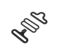 Broco Fermacravatta Metallica, Set 50 Pezzi 20mm Rame Antiruggine Ultra Sottile Clip per cravatta per Cravatta e Papillon