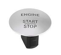 Broco Pulsante Start motore Keyless Go Start Stop Pulsante Interruttore accensione motore per Mercedes 2215450714 Argento