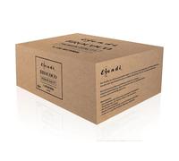 BROCOCO Carbone di carbone per narghilè, 27 mm, 100% naturale, 54 cubi, scatola da 20 kg, durata extra lunga, cenere, inodore, carbone naturale per narghilè e Hookah