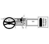 Brodit ProClip 852084 Staffa per Auto ad Incastro, Center Mount