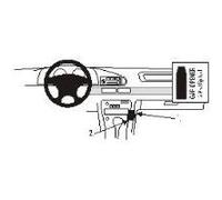 Brodit ProClip 852257 Staffa per Auto ad Incastro, Center Mount
