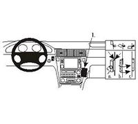 Brodit ProClip 852708 Staffa per Auto ad Incastro, Center Mount