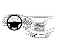 Brodit ProClip 853356 Staffa per Auto ad Incastro, Angled Mount