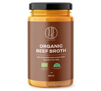 Brodo di manzo BrainMax Pure in un bicchiere, BIOLOGICO, 600 ml Brodo di manzo lentamente filtrato e finemente filtrato / *Certificato CZ-BIO-001