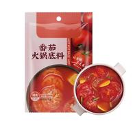 Brodo per Stufato “Authentic Health Preservation”, 6 Gusti a Scelta, Miscela Istantanea Completamente Naturale, Base per Zuppa Alle Erbe Della Tradizione Cinese per la Cucina Casalinga(Tomato)
