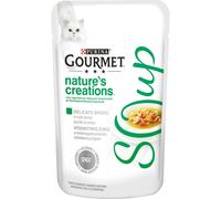 Purina Gourmet Nature's Creations Soup Umido gatto 40 gr - Pollo e Verdure - Confezione da 32 pezzi - Cibo umido per gatti - 1° ORDINE? scegli lo sconto BZR5 / BZR20 + 200 punti fedeltà