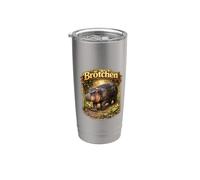 Brötchen - L'ippopotamo pigmeo Bicchiere termico in acciaio inox doppia parete