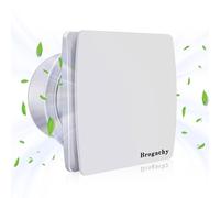 Brogachy 100 mm Aspiratore da Bagno,12W Estrattore aria Universale 108m³/h con valvola antiritorno Per Bagno,Wc,Cucina,Ufficio,Serra,Garage.