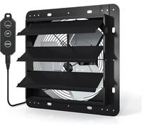 Brogachy 300mm Ventola Aspirazione con motore EC trifase, Regolatore di Velocità PWM, Estrattore aria,Perriscaldamento, Raffreddamento, Booster, Ventilazione.