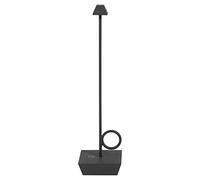 Broggi Design - Lampada da tavolo Bugia ricaricabile portatile Antracite