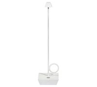 Broggi Bugia lampada da tavolo portatile (Bianco)