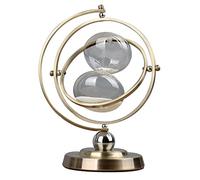 Brogtorl Clessidra Retrò in Metallo - 360° Rotante, Bronzo Decorativa, Vintage 15 30 60 Minuti Timer, Assistente di Gestione del Tempo