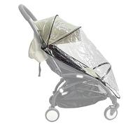 Brogtorl Copertura antipioggia in EVA, trasparente, verde, per passeggino Babyzen YOYO