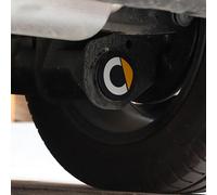 BrohN 2 Pezzi Copertura di Protezione antiruggine Impermeabile Strumenti antiruggine Esterni per Smart 450 451 453 Fortwo Forfour Car Styling Accessori,B Style