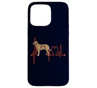 Broholmer Dog Heartbeat ECG I miei cani sono il mio cardio Custodia per iPhone 15 Pro Max