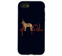 Broholmer Dog Heartbeat ECG I miei cani sono il mio cardio Custodia per iPhone SE (2020) / 7/8