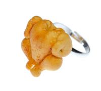 Broiler Pollo Arrosto Ring Miniblings Tacchino Pollo