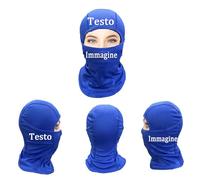 BROKANER Personalizzati Sottocasco Moto Estivo per Uomo Donna Balaclava Personalizzato Passamontagna con Foto Logo Grafica o Testo