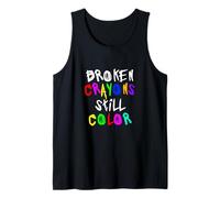 Broken Crayons Still Color Mental Health Awareness Canotta