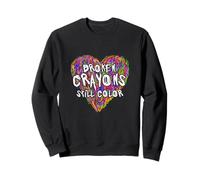 Broken Crayons Still Color Mental Health Awareness Felpa