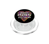 Broken Crayons Still Color Mental Health Awareness PopSockets PopGrip per MagSafe
