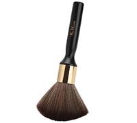 Broken Hair Sweep Brush k Face Duster Professional Salon Barber Hairdressing Brush for Hair Styling and Grooming (Black)
