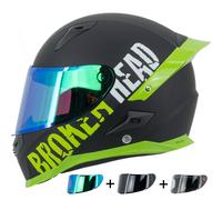 Broken Head Beproud Pro Verde Specchio Edizione + Nero & Verde a Specchio Vis
