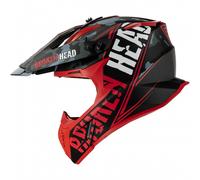 Broken Head Casco da Cross Squadrone Rebelution Mimetico Rosso