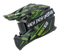 Broken Head Casco da Cross Squadrone Verde + Maschere MX Madrex " Fare