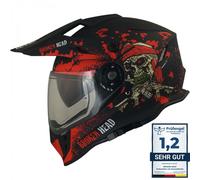 Broken Head Casco Enduro con Visiera Jack S.VX2 Rosso