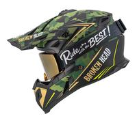 Broken Head Cross Squadrone Rebelution Oro + Maschere MX Madrex " Ride Con The