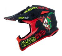 Broken Head Motocross-Helm Freakzone Nero Rosso