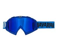 Broken Head Occhiali da Cross MX-2 Goggle Bavarese Patriot Blu a Specchio