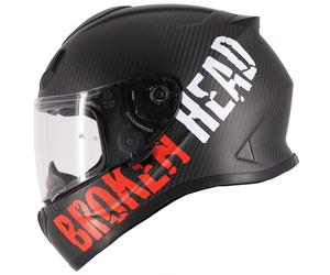 Broken Head Racing-Helm Beproud Luce Carbonio Rosso - Limited Edizione (Taglia