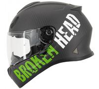 Broken Head Racing-Helm Beproud Luce Carbonio Verde - Edizione Limitata
